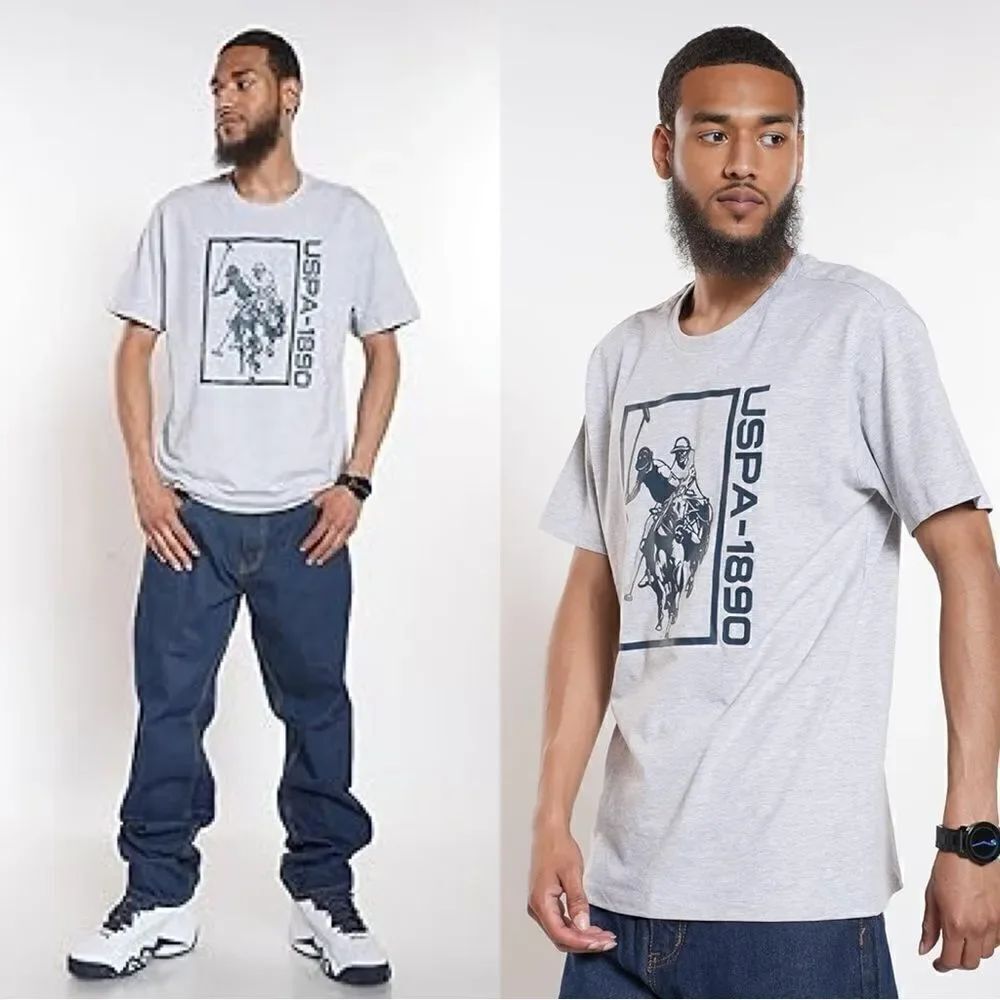 U.S. Polo Assn. T Shirt Gray Tee Short Sleeve Size XXL